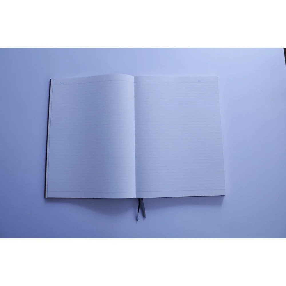 RETTACY Lined Journal Notebook Black Lined 8.5